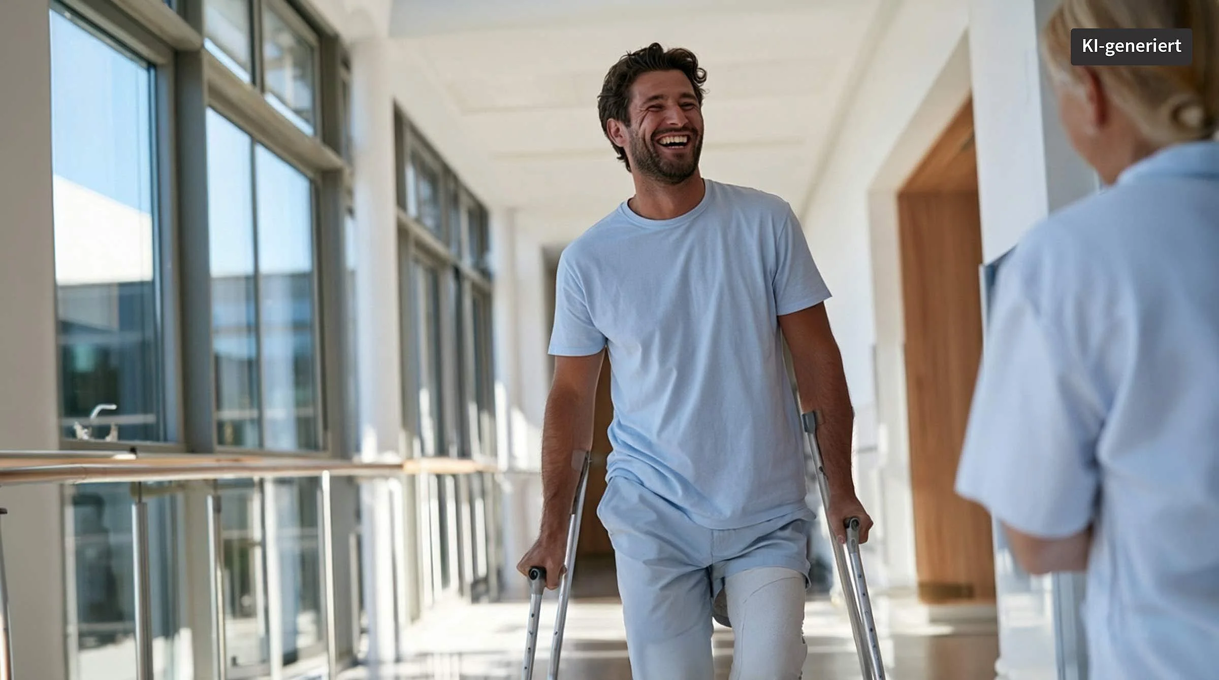 Paar liest sich eine Mitteilung ihrer gesetzlichen Krankenkasse durch.