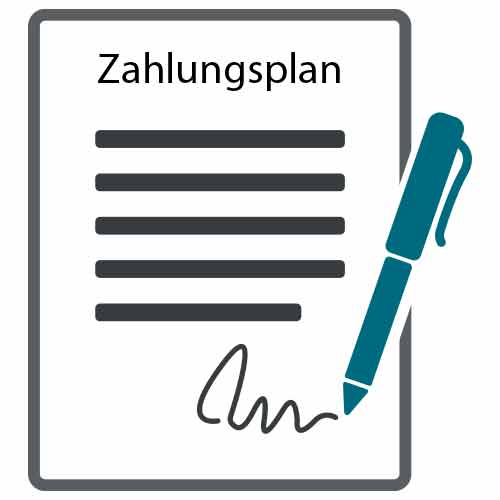 Erklärung zum Zahlungsplan